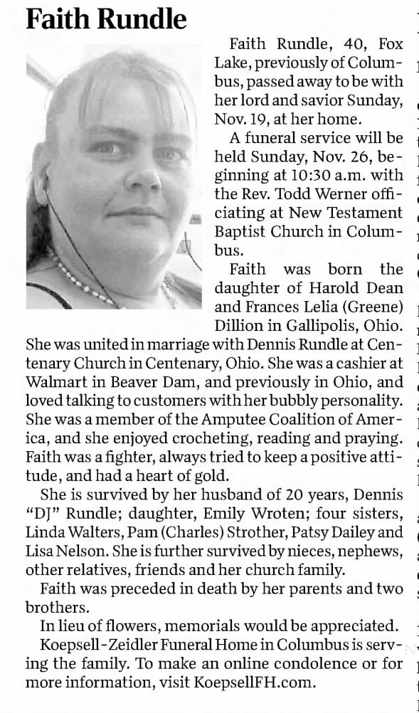 Clipping from Daily Citizen